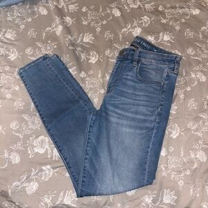American Eagle Outfitters Women's Classic Blue Skinny Jeans